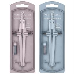 Faber-Castell Körző készlet Faber-Castell gyorsállítóval , Stream fényes rózsaszín, jégkék
