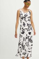 Moschino Jeans ruha fehér, maxi, harang alakú, 0436.8243 - fehér 38