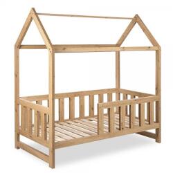 Klups Pat tineret casuta Klups Liv Natur 160x80 cu sertar