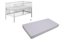 Klups Patut KLUPS Frank Alb + Saltea 10 Mykids Confort II - shop-doa