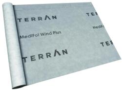  Terrán MediFol Wind Plus Páraáteresztő tetőfólia 2 ragasztósávval 140 g, 75 m2/tekercs