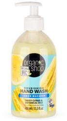 Organic Shop citromos macaron tápláló folyékony szappan citrusfélékkel és növényi olajokkal, 400 ml - hajvarazs