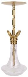 WD Hookah Diamond Gold Clear Glass