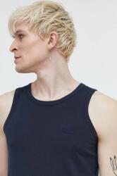 Superdry pamut póló sötétkék, férfi - sötétkék L