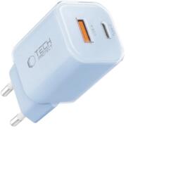Tech-Protect NCM33W hálózati töltő USB / USB-C 33W PD QC, világos kék