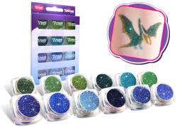 TyToo Csillámpor szett 12 x 2, 5 ml , hideg színek (cool colours)
