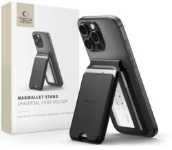 Tech-Protect MagWallet MagSafe univerzális tartó mobiltelefonhoz, fekete