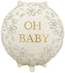 PartyDeco S. r. o Oh Baby, fólia lufi, 45 cm