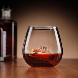 Bar Bespoke Pahar de Whisky cu o Navă Pahar
