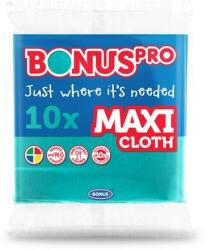 BONUS Törlőkendő, univerzális, 10 db, BONUS "MAXI", zöld (KHT896)
