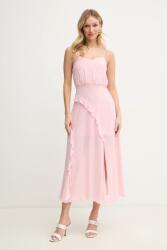 Giorgio Armani ruha rózsaszín, midi, egyenes, XW000199 AF12741 - rózsaszín 38