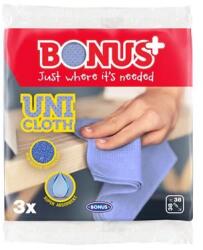 BONUS Törlőkendő, univerzális, perforált, 3 db BONUS "Uni Cloth (KHT492)
