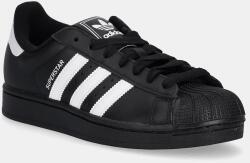 Adidas bőr sportcipő Superstar II fekete, JI0079 - fekete Női 38