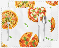 Goldea suporturi farfurii teflonate - pizza delicioasă - 2 buc 30 x 40 cm Fata de masa