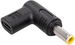 Akyga csatlakozó az univerzális tápegységhez AK-ND-C16 USB-C / 5, 5 x 3, 0 mm + 20 V tű
