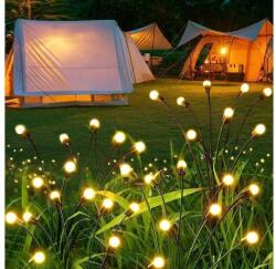 Napelemes szentjánosbogár 2 db x 10 LED Golyós Dekor, Melegfehér Fény, Alkonyérz - lumino