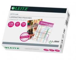 Leitz Meleglamináló fólia, 125 mikron, A7, fényes, LEITZ iLam