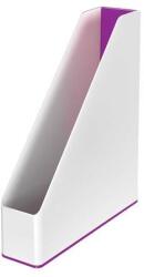 Leitz Iratpapucs, műanyag, 73 mm, kettős színhatású, LEITZ Wow, lila