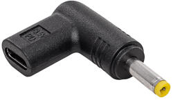 Akyga csatlakozó univerzális tápegységhez AK-ND-C04 USB-C / 3, 5 x 1, 3 mm 19, 5 V