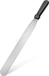 Egyenes fém kenőkés, cukrászkés 41cm