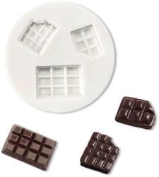 Szilikon fondant és marcipán mintázó-3 részes Csokoládé