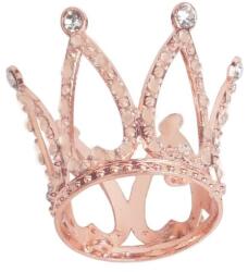  Rose Gold mini tiara torta dísz hercegnőknek