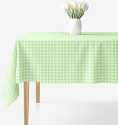 Goldea teflonos asztalterítő - zöld kockás 120 x 180 cm