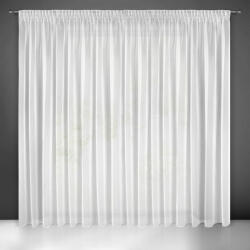 Esel fényes mikrohálós fényáteresztő függöny Fehér 400x250 cm (390056)