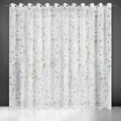  Bessy mintás dekor függöny Fehér/szürke/rózsaszín 350x250 cm (HS388478)