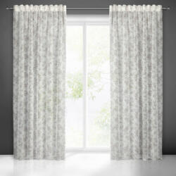  Wiki virág mintás dekor függöny Fehér 140x270 cm (409965)