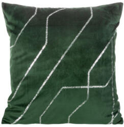  Blink37 bársony párnahuzat Sötétzöld/ezüst 45x45 cm (395883)