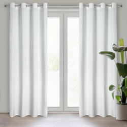 Brightenzi Melanie modern fehér függöny bársony anyagból 140x250 cm (HS407597)