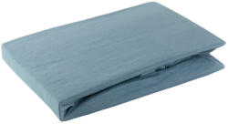  Jersey pamut gumis lepedő Sötétkék 90x200 cm +25 cm (409429)