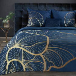  Premium4 pamut-szatén ágyneműhuzat Sötétkék 160x200 cm - 70x80 cm 2db (442261)