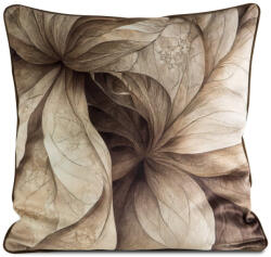  Sylvia mintás bársony párnahuzat Barna 60x60 cm (425613)