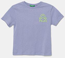 Benetton gyerek pamut póló lila, nyomott mintás, 3I1XG10JO - lila 110