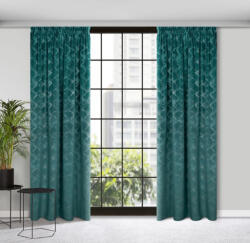 Brightenzi Adria bársony sötétítő függöny Sötét türkiz/pezsgő 140x270 cm (HS400285)
