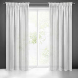 Brightenzi Loara mintás dekor függöny Fehér/ezüst 140x270 cm (HS391610)