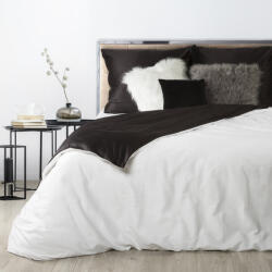Brightenzi Nova3 pamut-szatén kétoldalas ágyneműhuzat Fehér/fekete 180x200 cm - 70x80 cm 2db (HS383337)