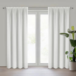  Rossi függöny csíkos sifon szövetből Fehér 135x270 cm (452865)