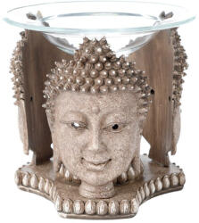 Ancient Wisdom Thai Buddha-olaj és Viaszégető Aromalámpa-viharvert Kőhatású (pkbud365)