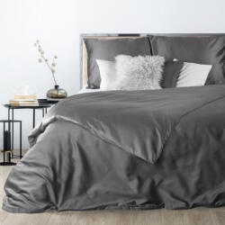Brightenzi Nova3 pamut-szatén ágyneműhuzat Acélszürke 140x200 cm - 70x80 cm 1db (HS383319)