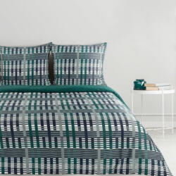 Brightenzi Nika47 pamut-szatén ágyneműhuzat Sötét türkiz 220x200 cm - 70x80 cm 2db (HS451812)
