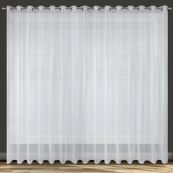  Alexa magas fényű mikrohálós fényáteresztő függöny Fehér 350x250 cm (370756)