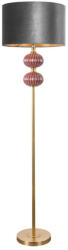 Brightenzi Marita állólámpa bársony búrával Bordó/ezüst 46x174 cm (HS382046)