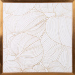 Brightenzi Blanca1 falikép Fehér/arany 53x53 cm (HS394521)