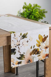 Brightenzi Tavaszi virágmintás pamut asztali futó Natúr 40x140 cm (HS415729)