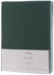  Adela jersey pamut gumis lepedő Sötétzöld 90x200 cm +25 cm (429058)