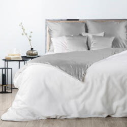  Nova3 pamut-szatén kétoldalas ágyneműhuzat Fehér/ezüst 180x200 cm - 70x80 cm 2db (383345)