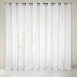  Sakali mikrohálós fényáteresztő függöny fényes mohér szálakkal Fehér 350x250 cm (364475)